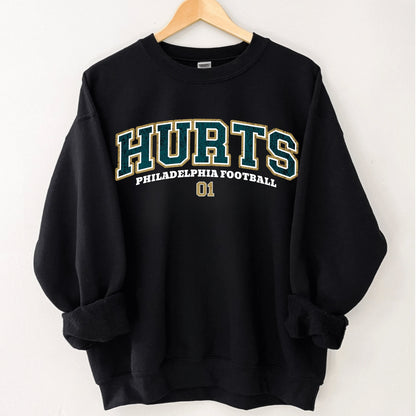 Vintage Jalen Hurts Sweatshirt - Philadelphia Eagles Football Shirt