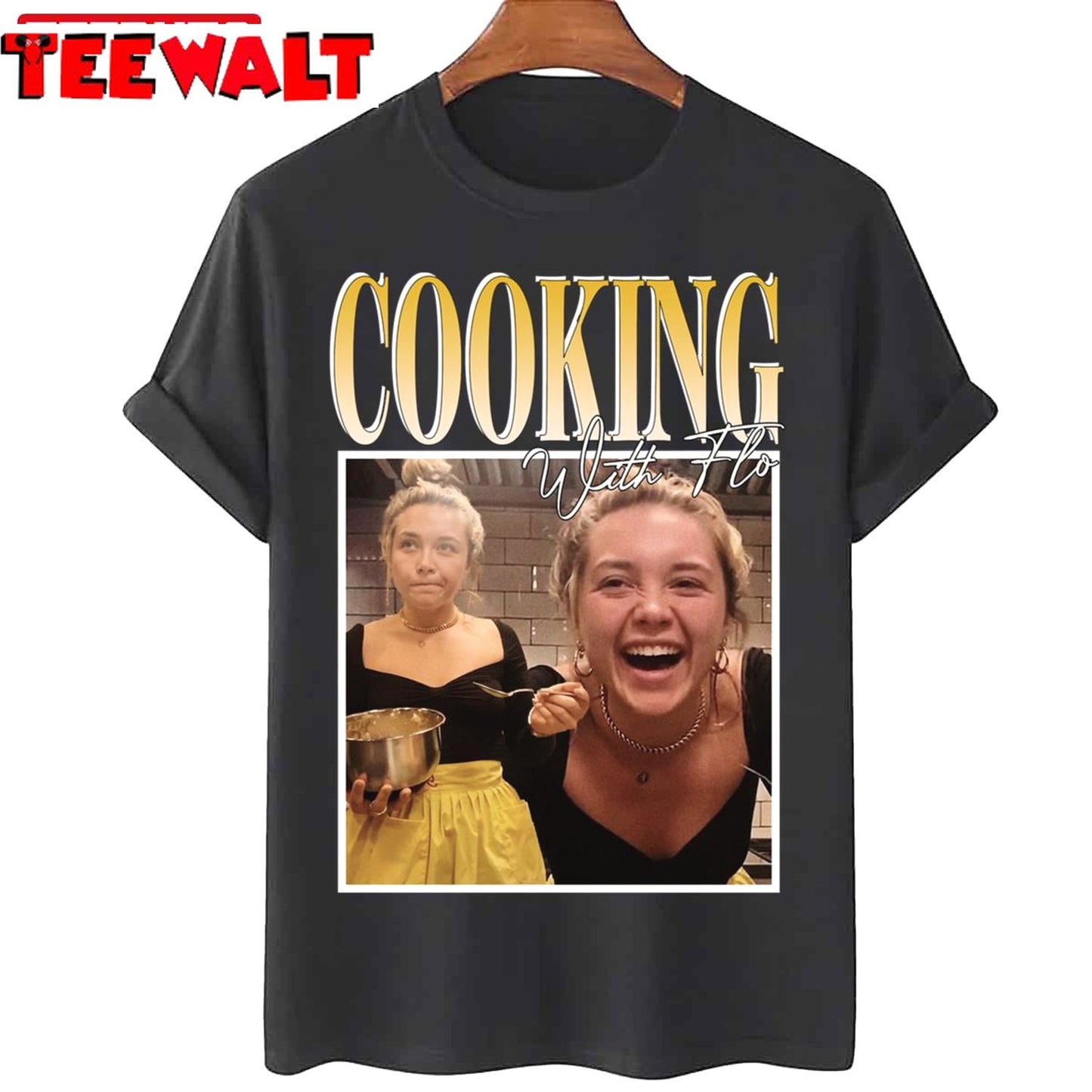 Florence Pugh Cooking With Flo Vintage 90s Unisex Sweatshirt