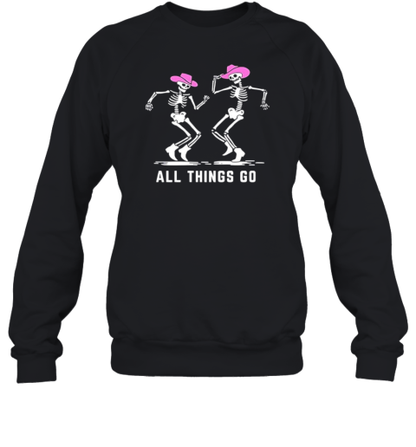 All things go skeleton cowboy T-Shirt