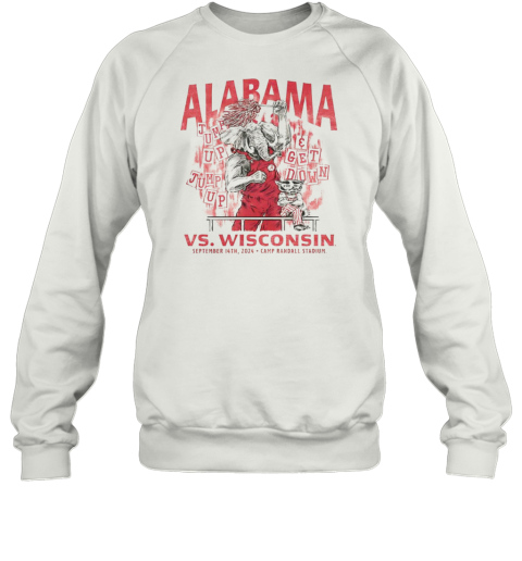 Alabama Vs Wisconsin 2024 Camp Randall Stadium T-Shirt