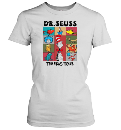 Dr Seuss The Eras Tour Characters T-Shirt