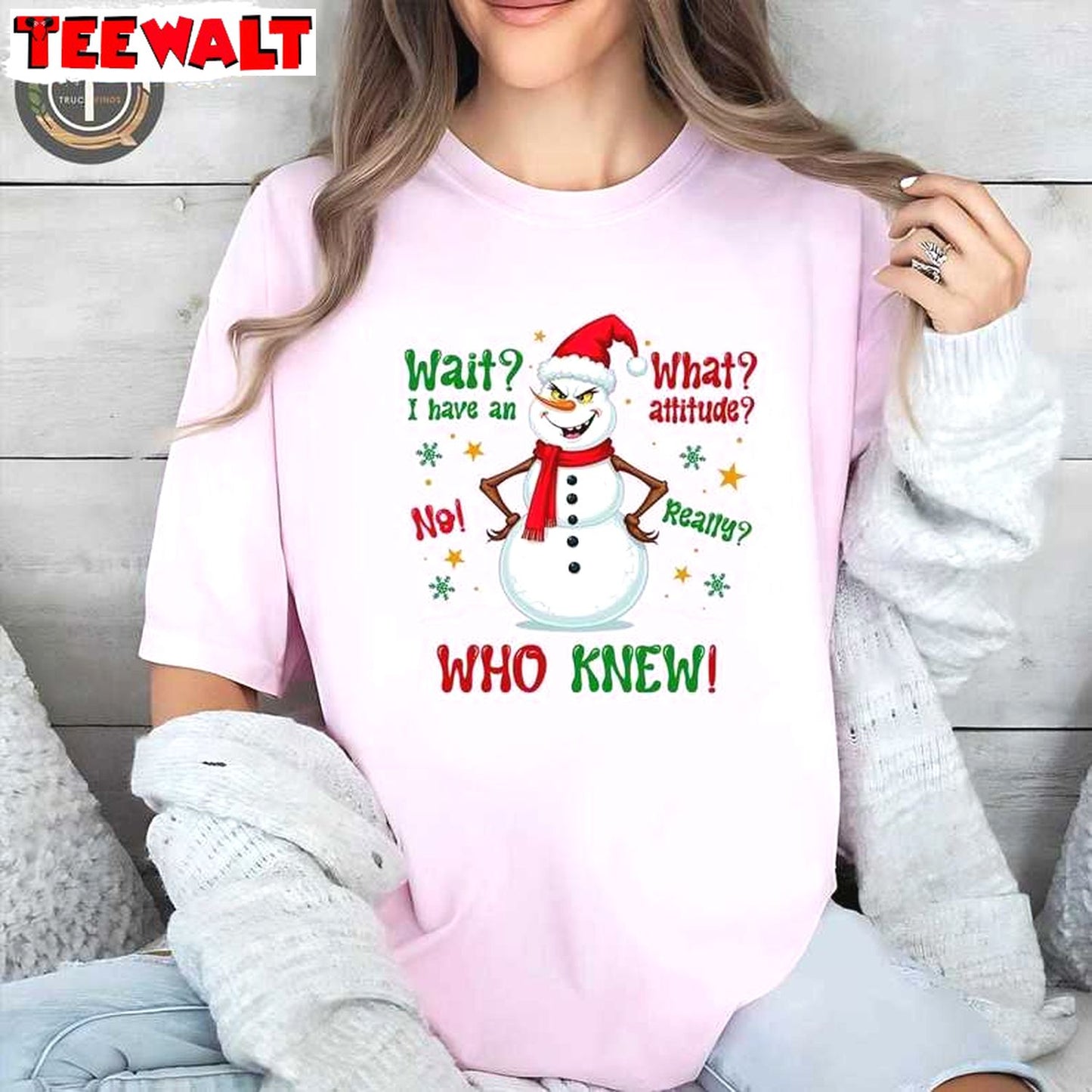 Wait What I Have An Attitude Sweatshirt, Christmas Movie Shirt