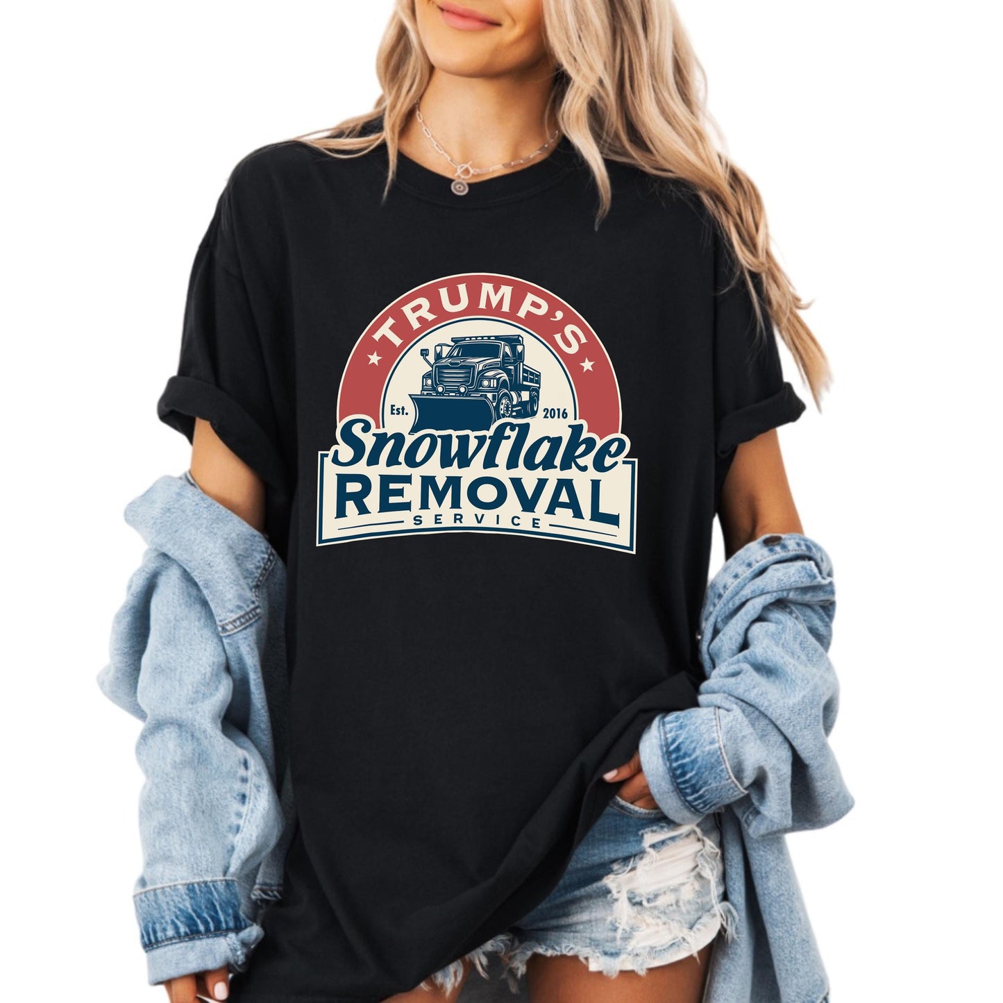 Trump'S Snowflake Removal Service Maga Comfort Colors Shirt