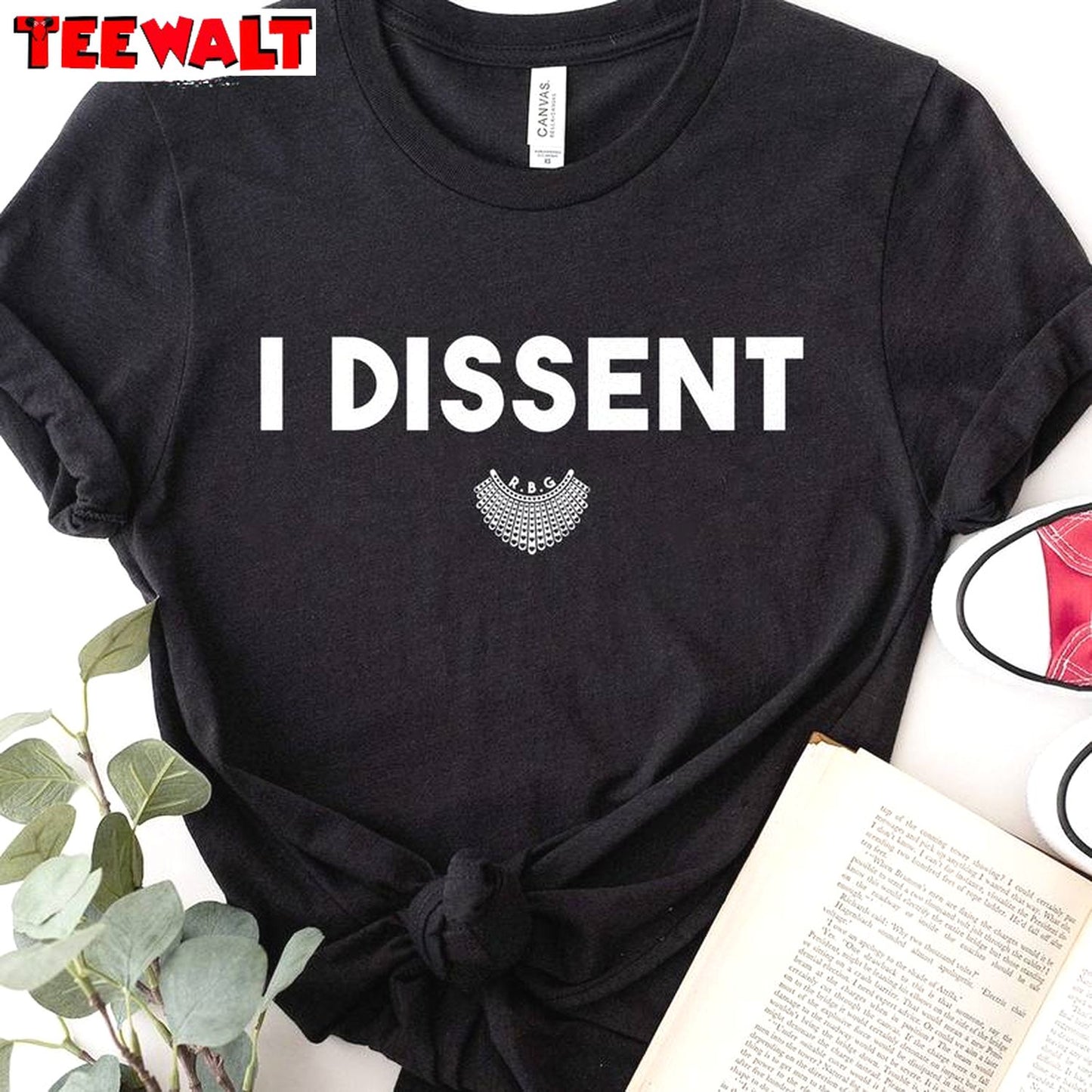 Cool Design Feminism Saying Unisex Hoodie, New Rare I Dissent