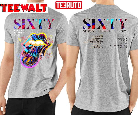 The Rolling Stones SIXTY Europe Tour 2022 Unisex T-Shirt