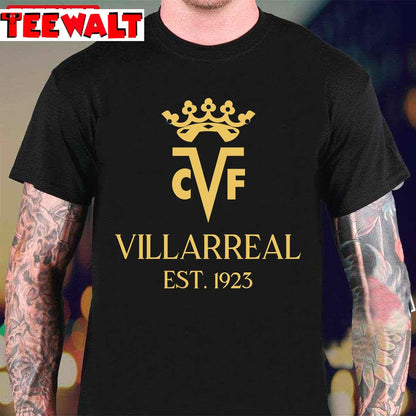 Villarreal Est 1923 Gold Unisex T-Shirt