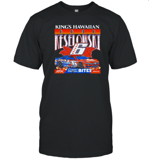 Brad Keselowski King&#39s Hawaiian Soft Pretzel Bites Car T-Shirt