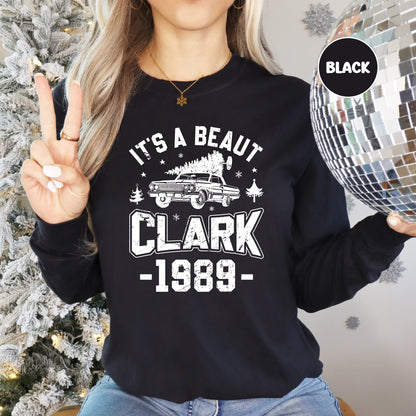 Beaut Clark Long Sleeve Shirt - Funny Griswold Christmas Tee