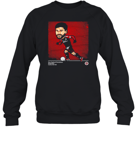 Carles Gil New England Revolution MLS Cartoon Vintage T-Shirt