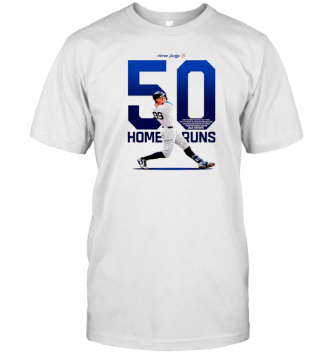 New York Yankees Aaron Judge 50 Home Runs T-Shirt