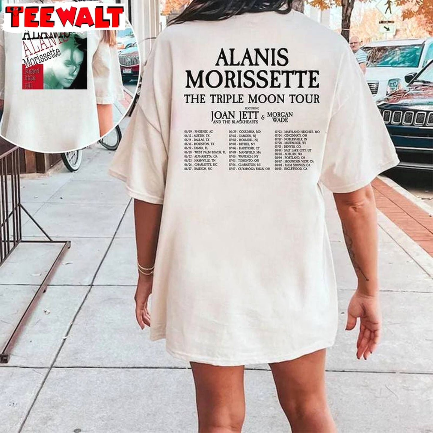 Modern Alanis Morissette Shirt, New Rare Short Sleeve Crewneck Gift For Fan