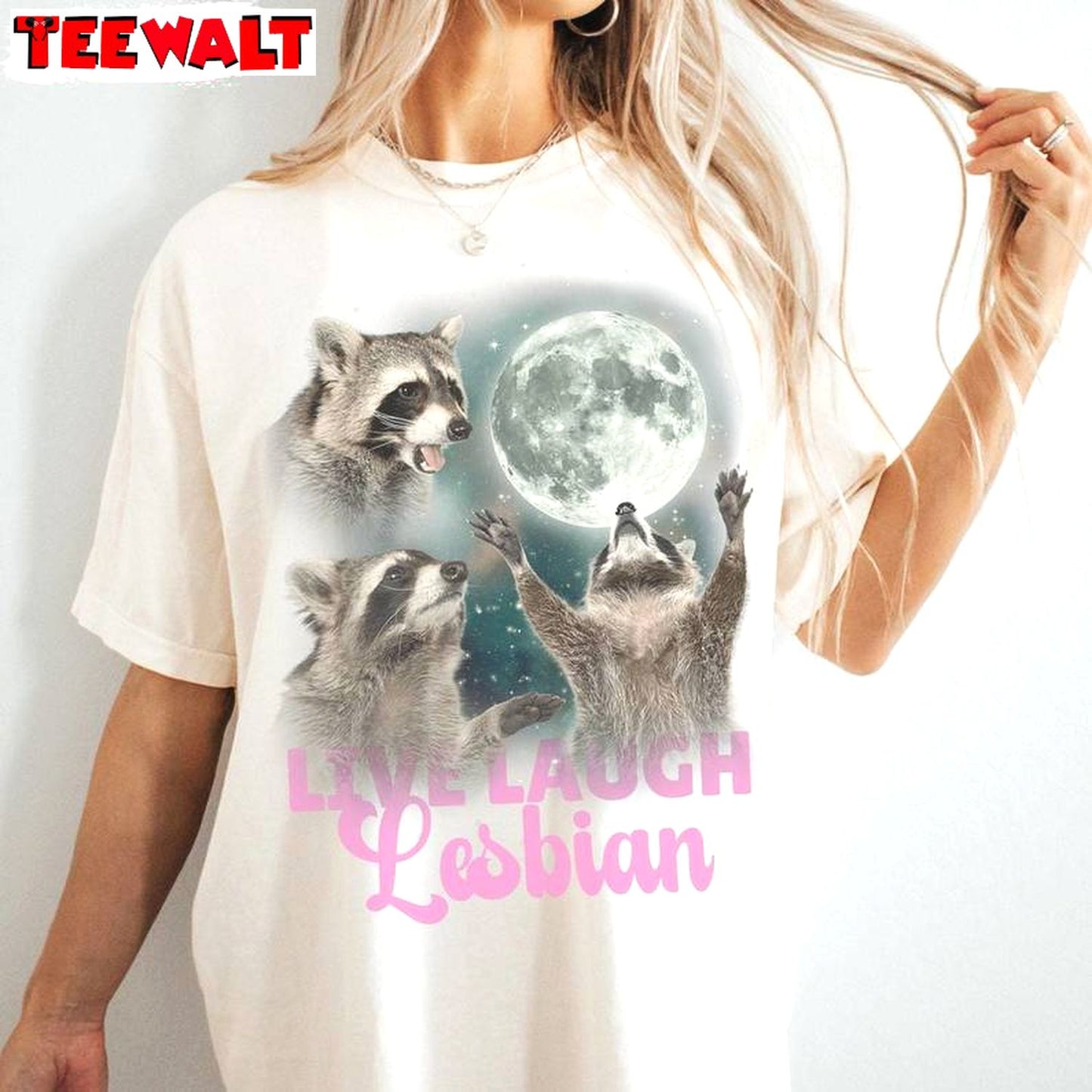 Unique Queer Sweatshirt , New Rare Live Laugh Lesbian Shirt Long Sleeve