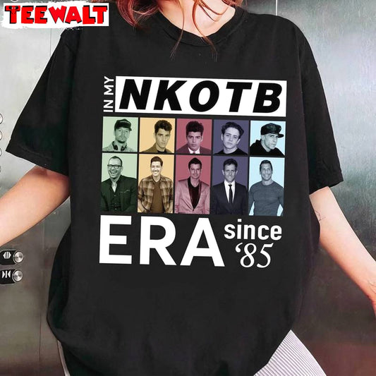 Cool Design New Kids On The Block Shirt, Trendy On The Block Era Sweatshirt Long Sleeve