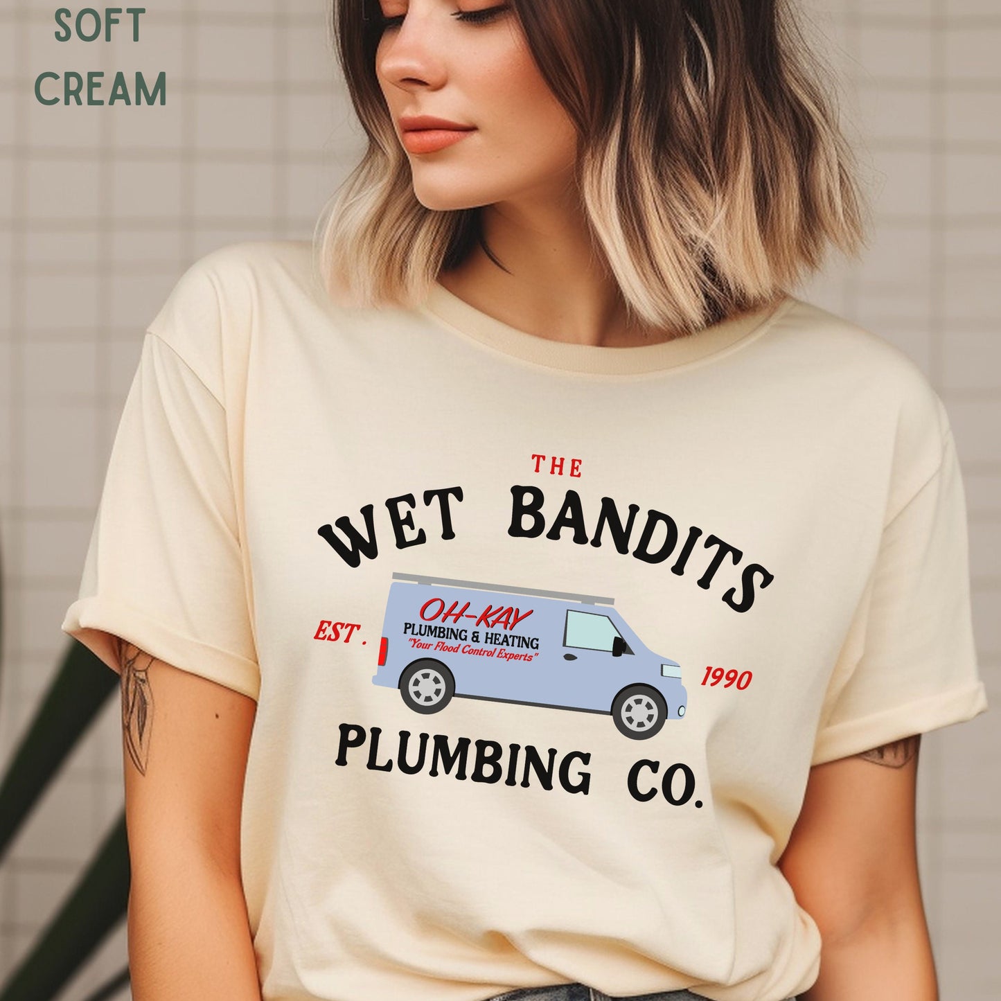 Wet Bandits Plumbing Co. T-Shirt - 90S Christmas Movie Shirt