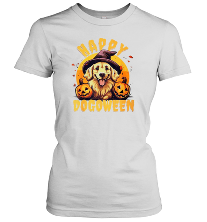 Happy Dogoween Golden Retriever Halloween T-Shirt