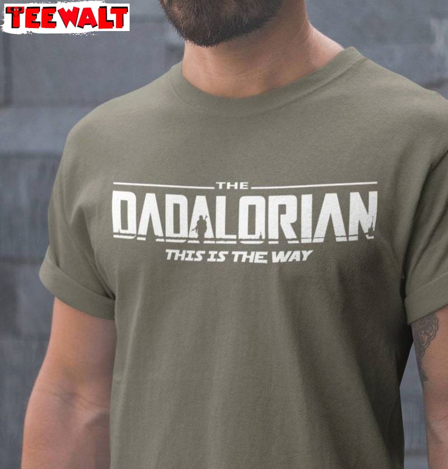 Limited The Dadalorian Shirt, Must Have Dad Unisex T Shirt Crewneck