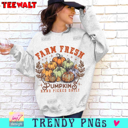 Trendy Farm Fresh Fall Pumpkins Shirt