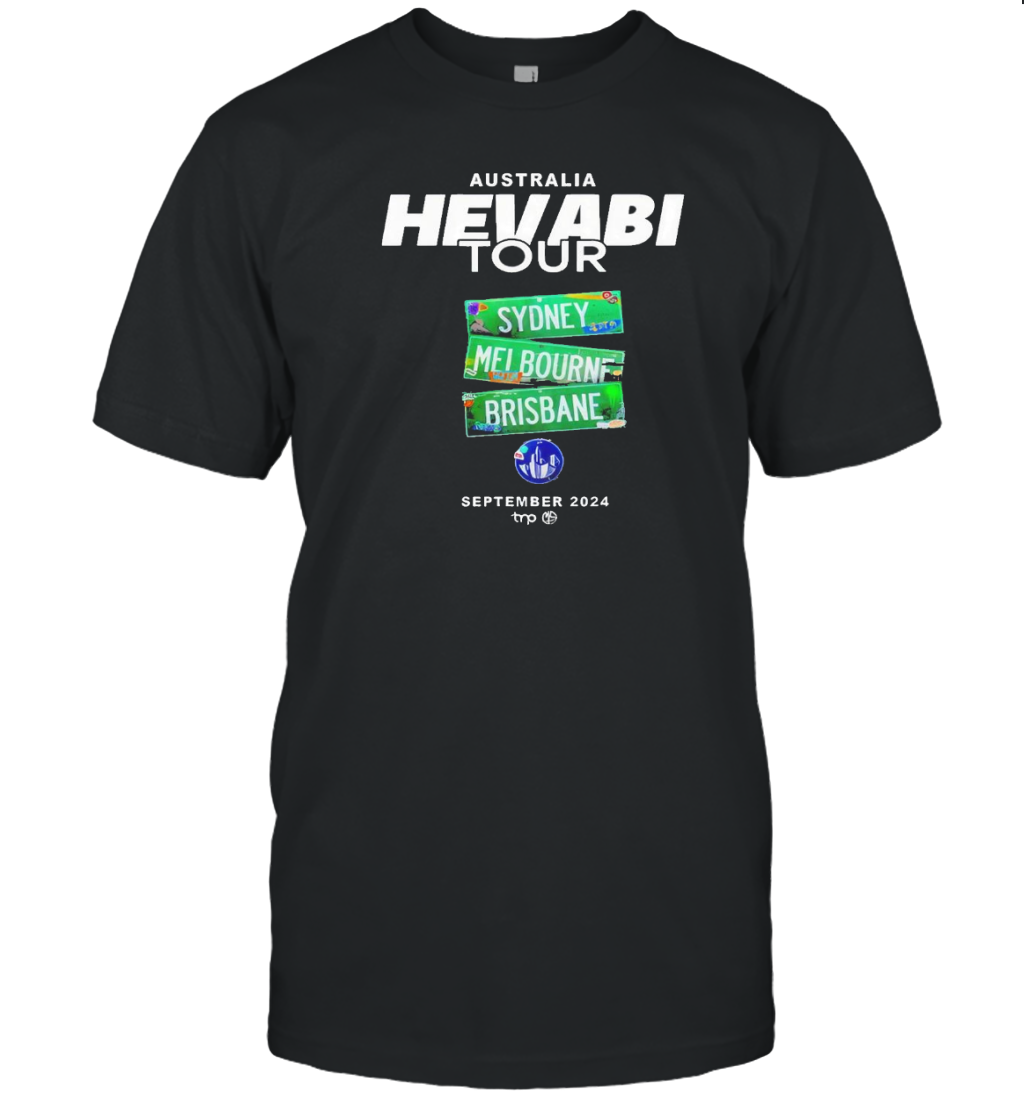 Hev Abi September 2024 Australia Tour T-Shirt