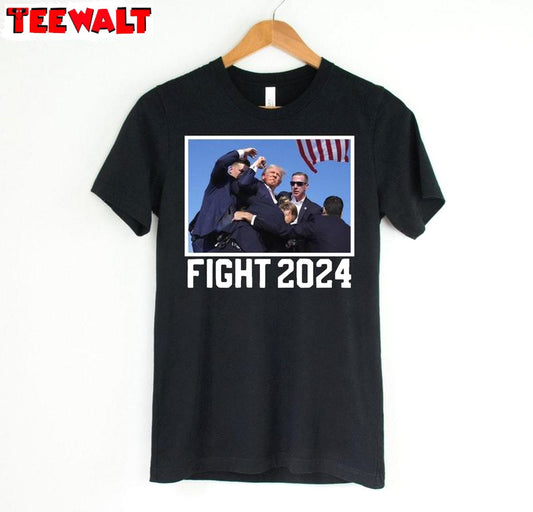 Limited Fight 2024 Trump Unisex T Shirt , New Rare Trump Fight Shirt Unisex Hoodie