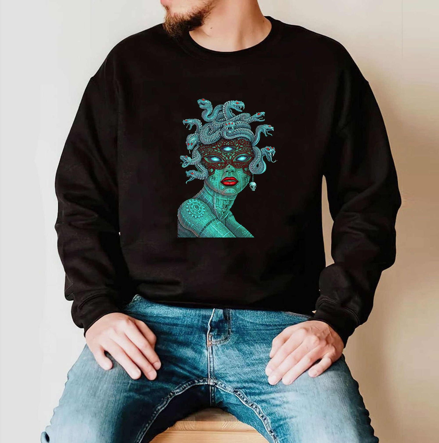 Alien Medusa - Emek Artman Pullover Hoodie