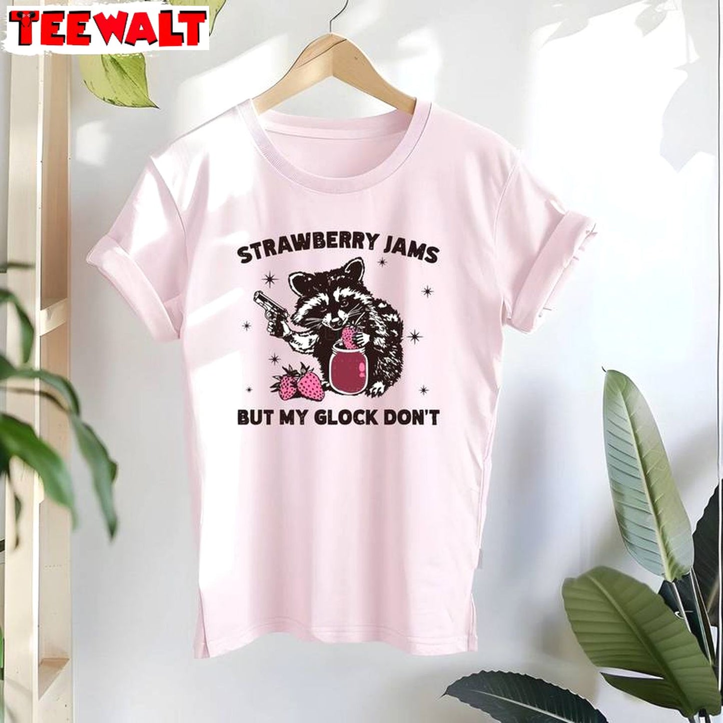 Strawberry Jams But My Glock Don't Shirt 05