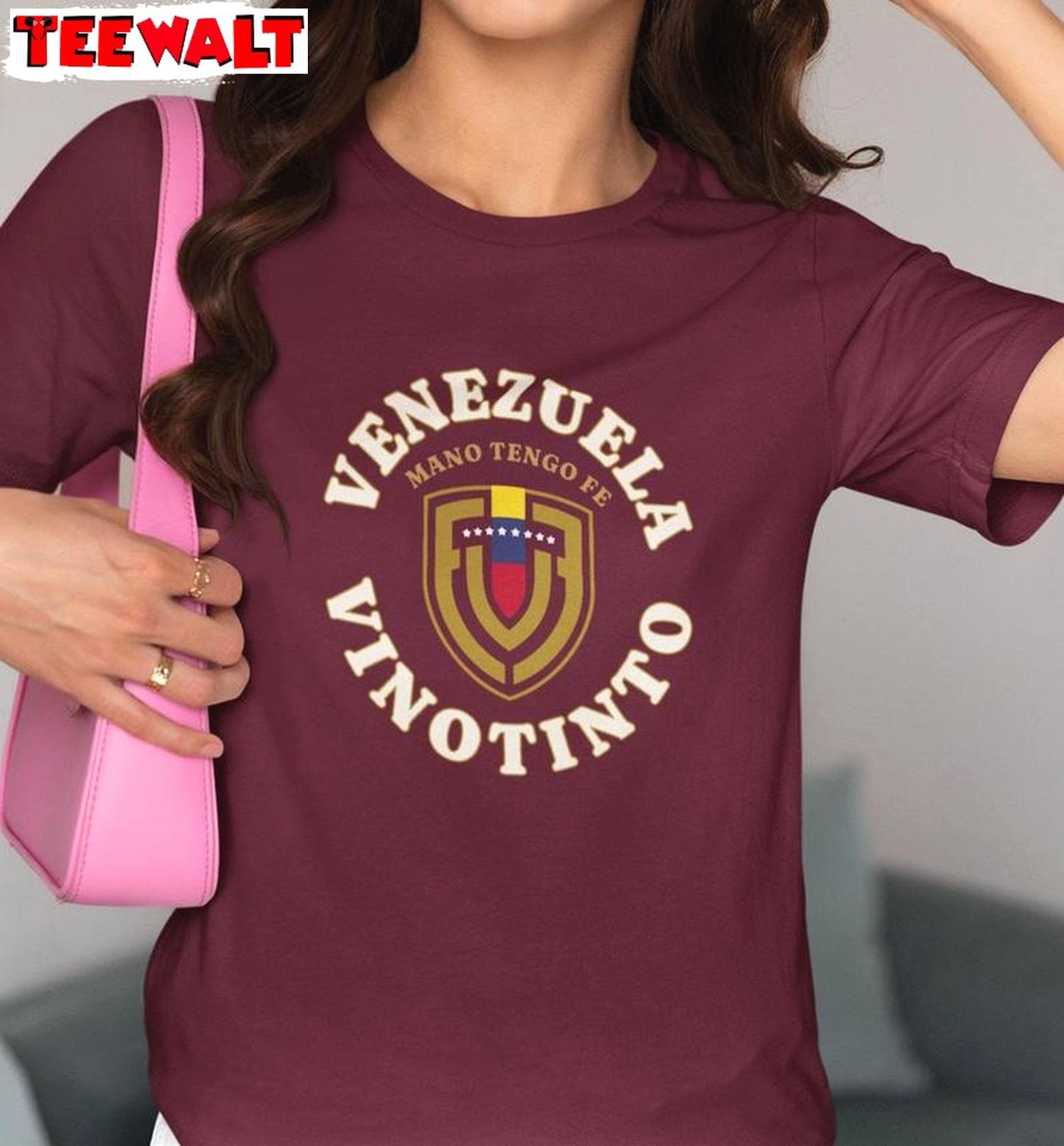 Mango Tango Fe Cool Design Shirt, La Vinotinto Logo Crewneck Long Sleeve