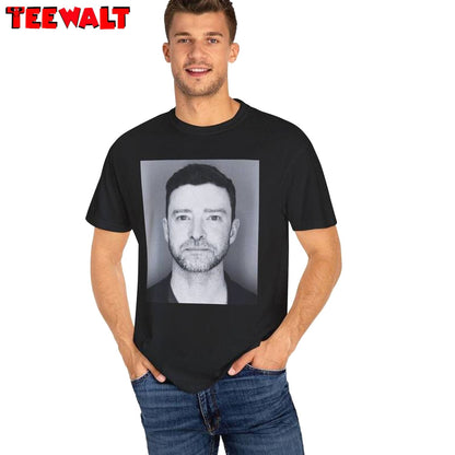 Limited Justin Timberlake Shirt, Comfort Colors Crewneck Long Sleeve Gift For Fan