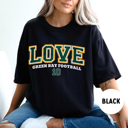 Jordan Love Vintage Style Green Bay Football Shirt Sweatshirt 1783620675