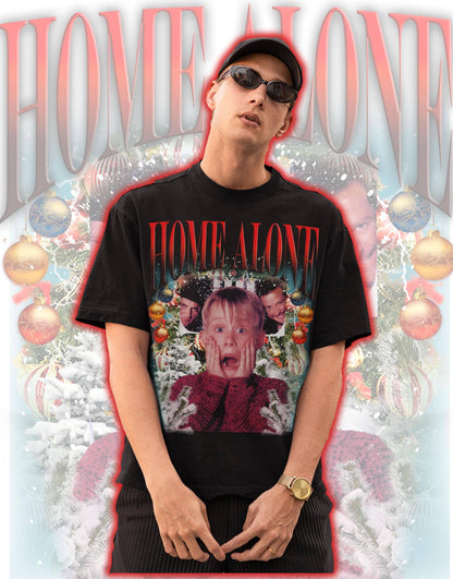 Retro Home Alone Christmas Movie Shirt Y2K Kevin Mccallister