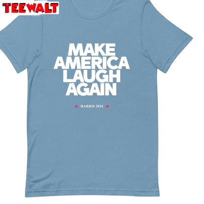 Comfortable Make America Laugh Again Shirt, Presidential Race T-