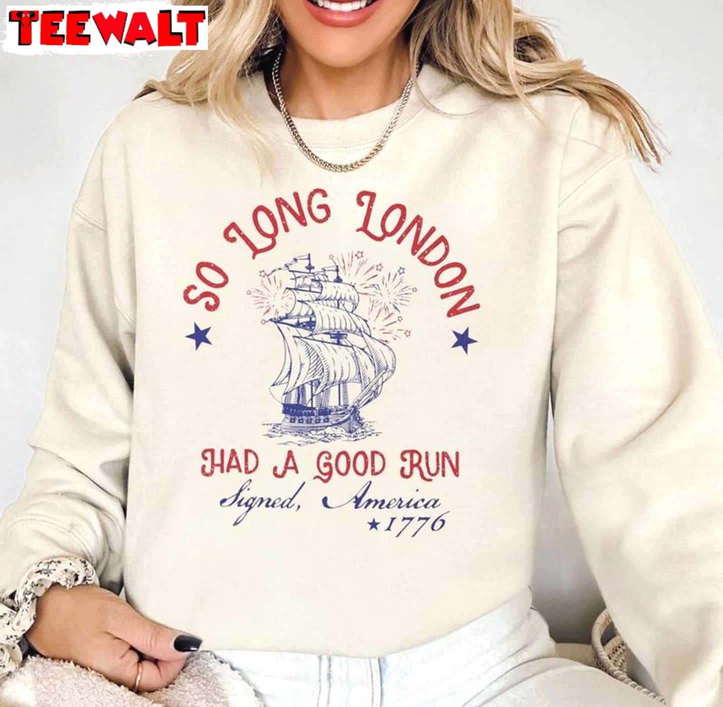 So Long London 4th Of July Trendy Shirt, Creative Swiftie Fangirl Tee Tops Sweater