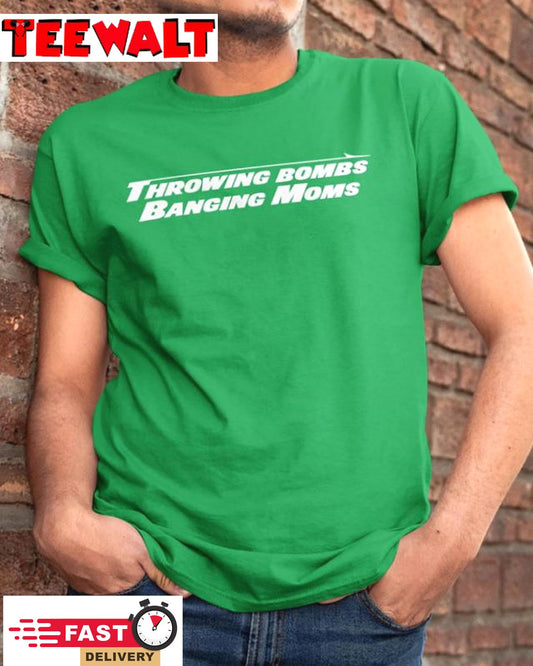 Zach Wilson Throwing Bombs Banging Moms Unisex T-Shirt