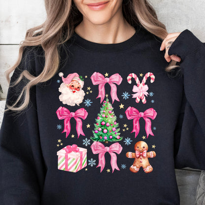 Coquette Christmas Bow Holiday Shirt