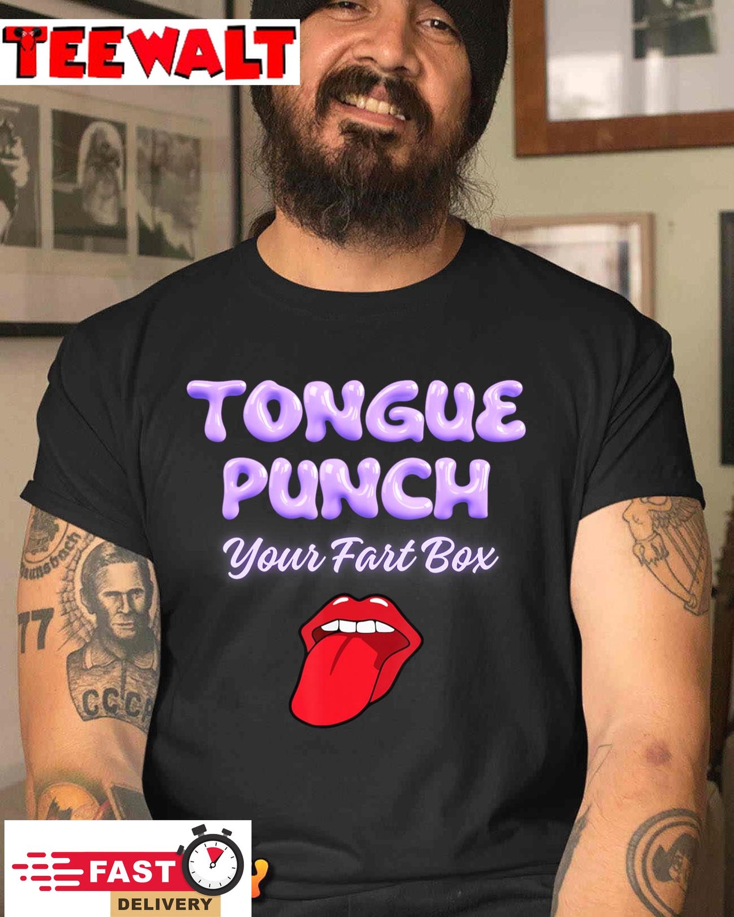 Tongue Punch Your Fart Box T-Shirt