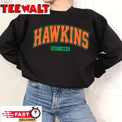 Hawkins Est 1983 T Shirt