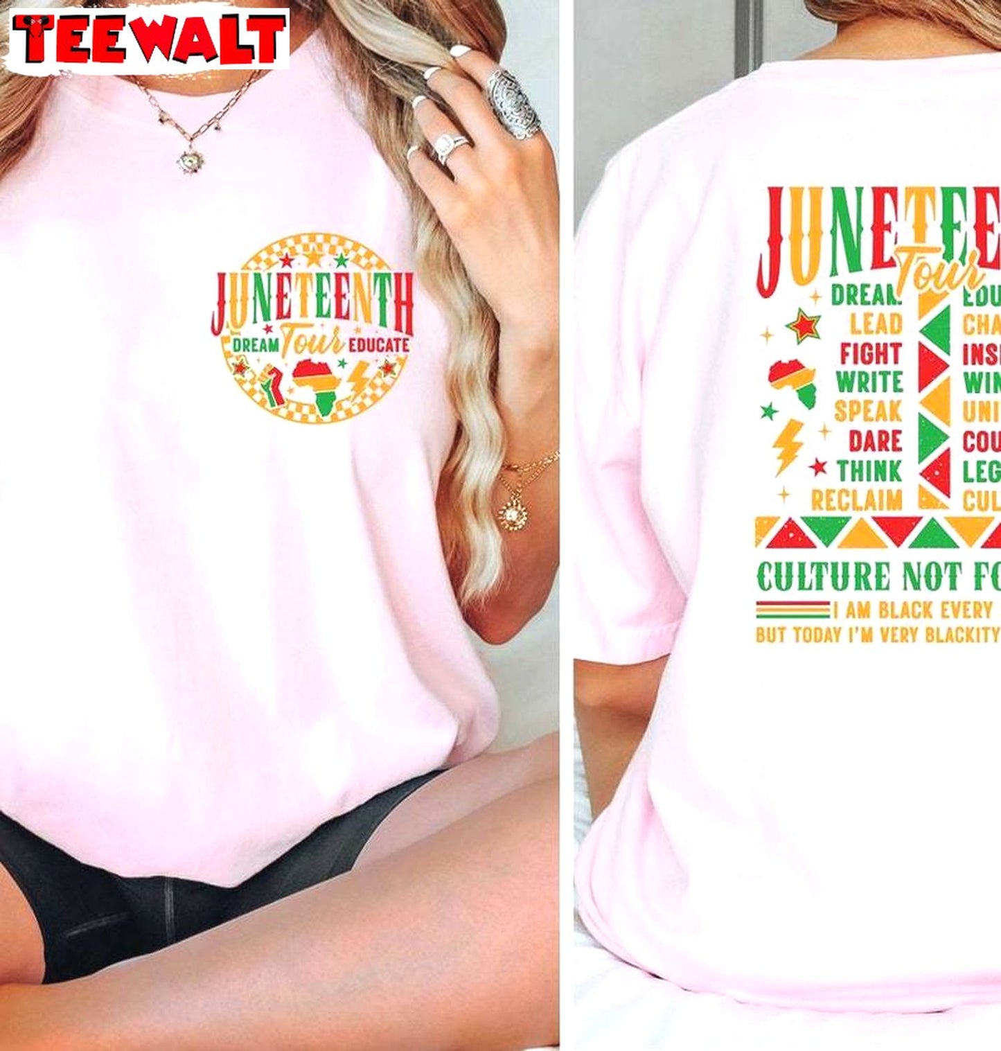 1865 Juneteenth Inspirational Shirt, African Comfort Crewneck Long Sleeve