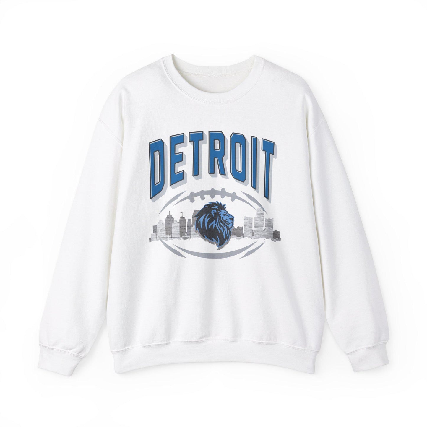 Detroit Lions Crewneck Sweatshirt Game Day Fan Apparel