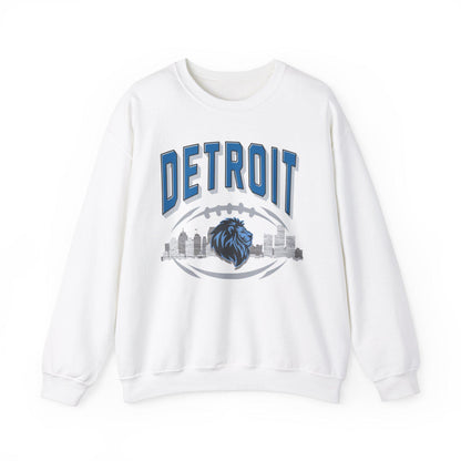 Detroit Lions Crewneck Sweatshirt Game Day Fan Apparel