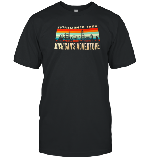 Established 1956 Michigan&#39s Adventure Vintage T-Shirt