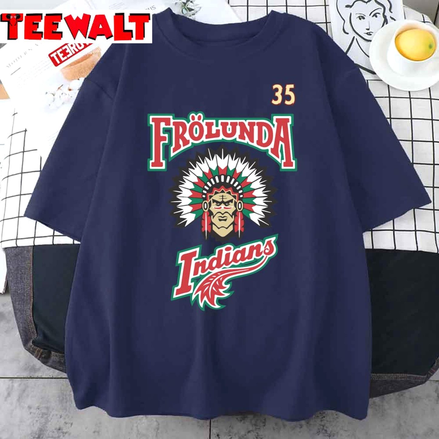 Frölunda Indians Henrik Lundqvist 35 Unisex T-Shirt