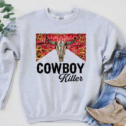 Cowboy Killer Sweatshirt - Vintage Western Shirt For Country Girls