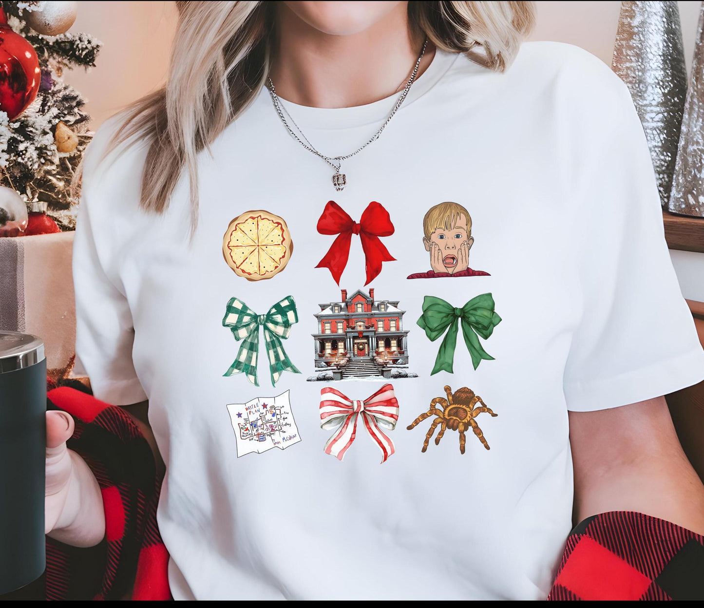 Christmas Movie Shirt, Coquette Holiday, Kevin & Bandit Fun