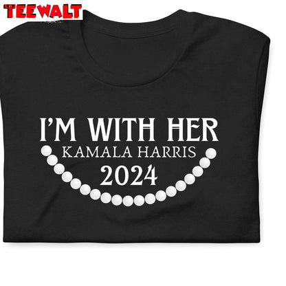 Basic I'm With Her Kamala Shirt, 2024 Election Unisex T