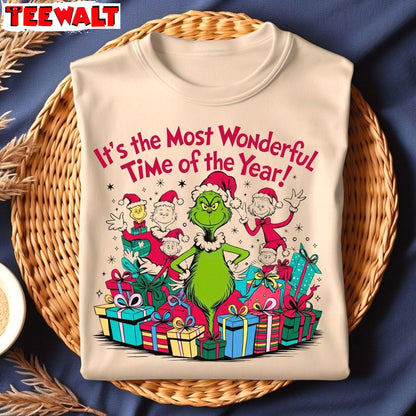 It S The Most Wonderful Time Of The Year Sweatshirt, Trendy Christmas Shirt