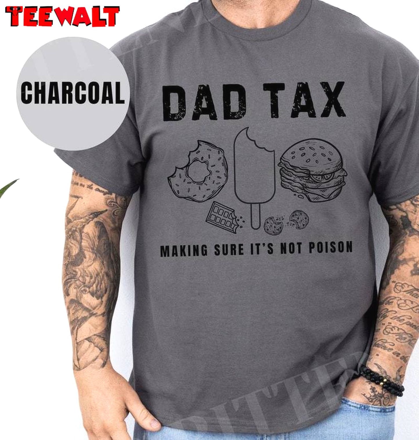 Funny Dad Unisex Hoodie, New Rare Dad Tax Shirt Long Sleeve