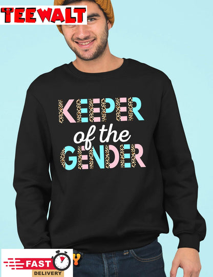 Keeper Of The Gender Baby Shower Gender Reveal Party T-Shirt