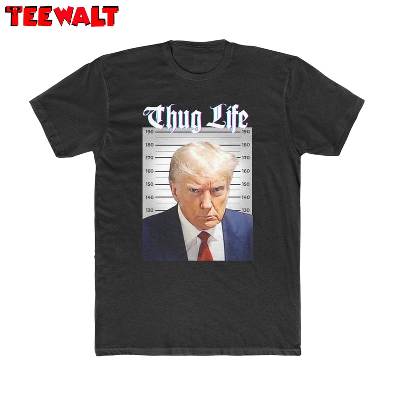 Cool Design Thug Life Trump Shirt, Funny Meme Long Sleeve Tank Top