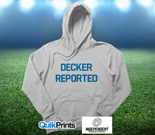 Decker Reported Detroit Football Premium Pullover Hoodie