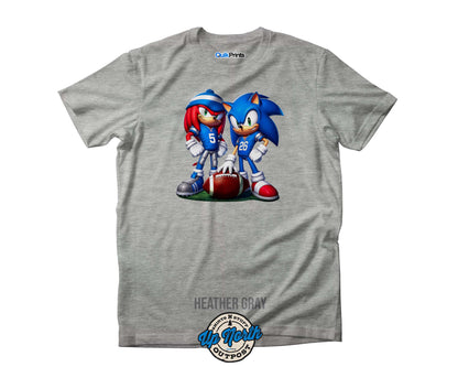 Sonic And Knuckles Detroit Football T-Shirt