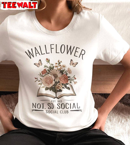 Wallflower Social Club Sweater, Trendy Penelope And Colin Bridgerton Shirt Tank Top